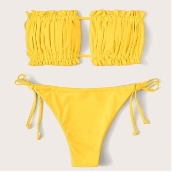 SHEIN Yellow Bikini☀️ - Picture 4 of 7